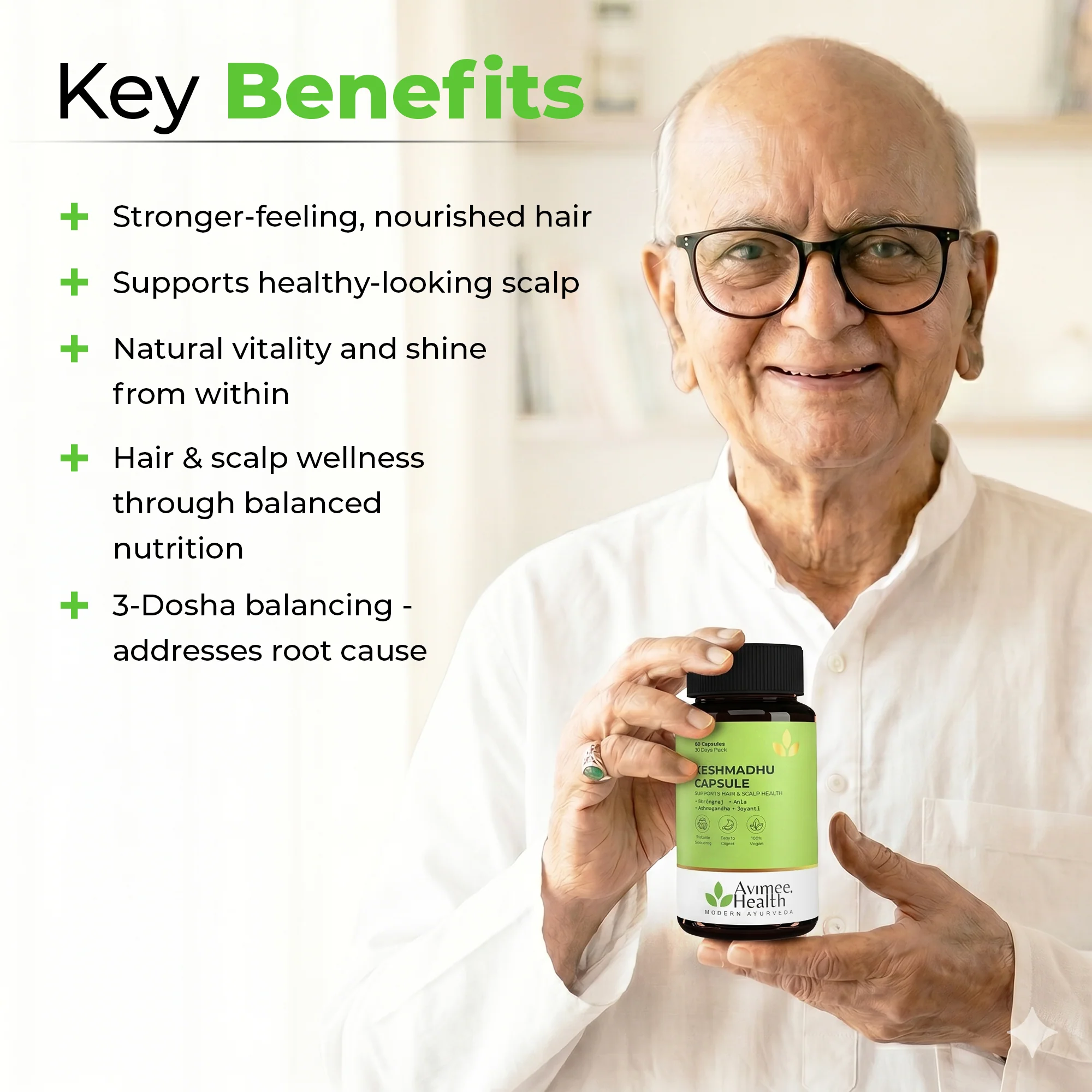 Keshmadhu Hair Growth Capsule with Biotin - Image 3
