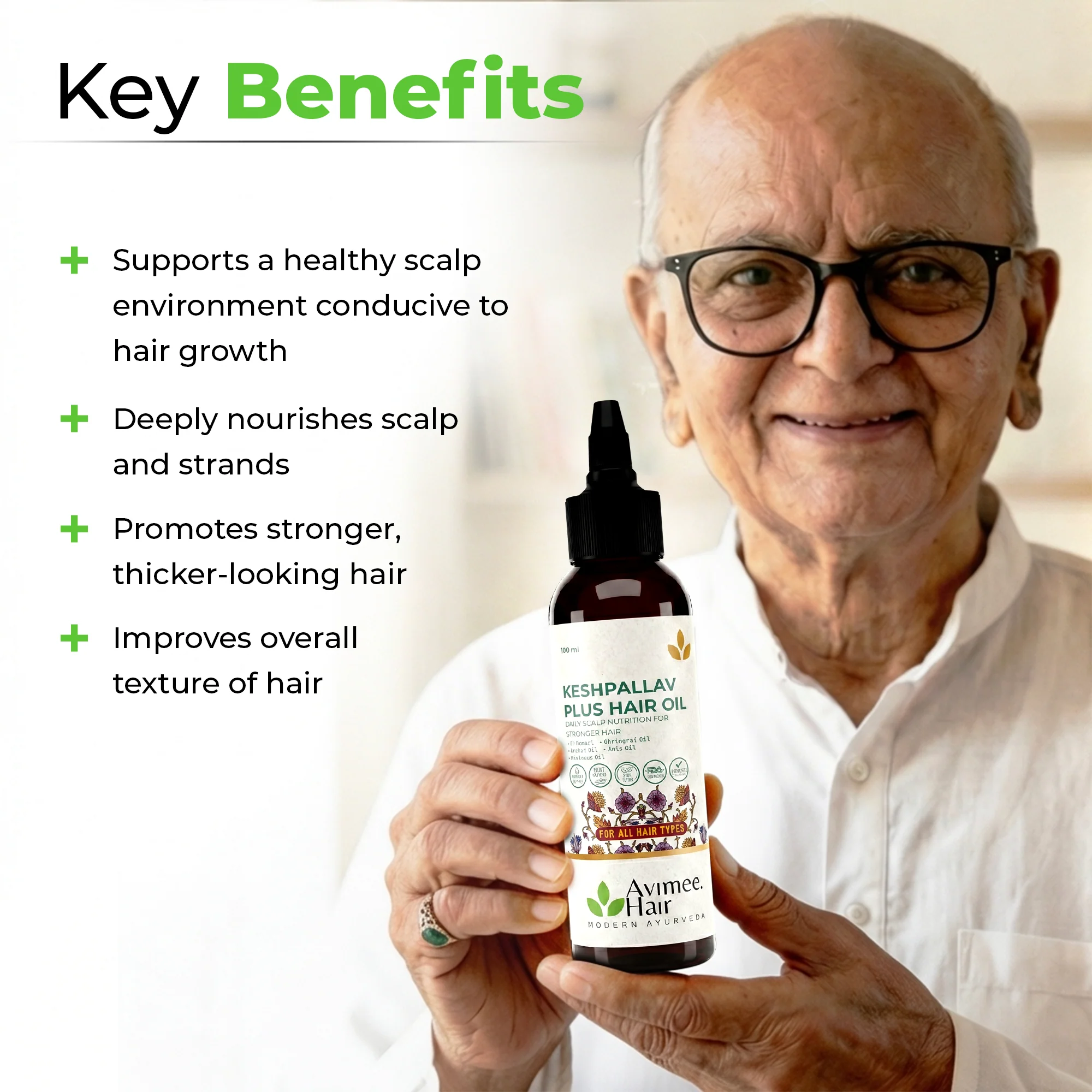 Keshpallav Plus Daily Hair Oil for Hair Growth - Image 3