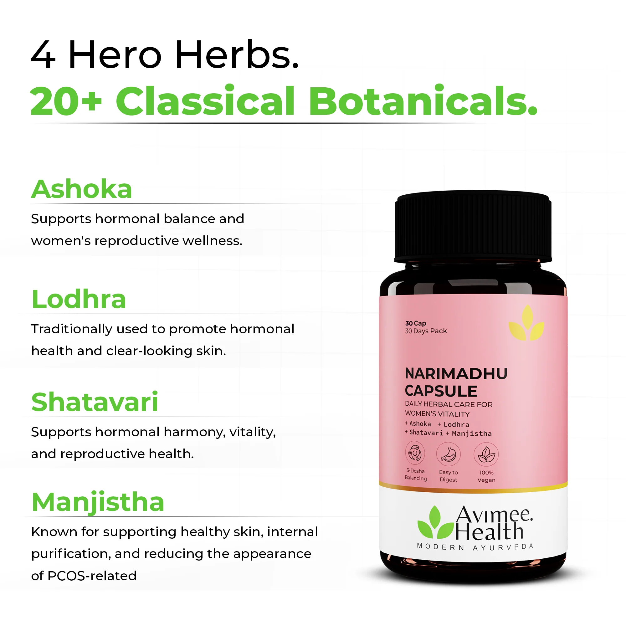 Narimadhu Capsule for PCOS Related Hair Loss - Image 4