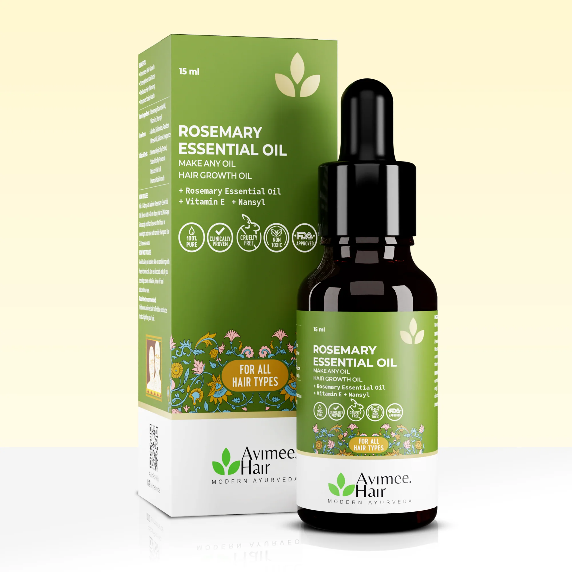 Rosemary Essential Hair Oil with Vitamin E & Nansyl - Image 11