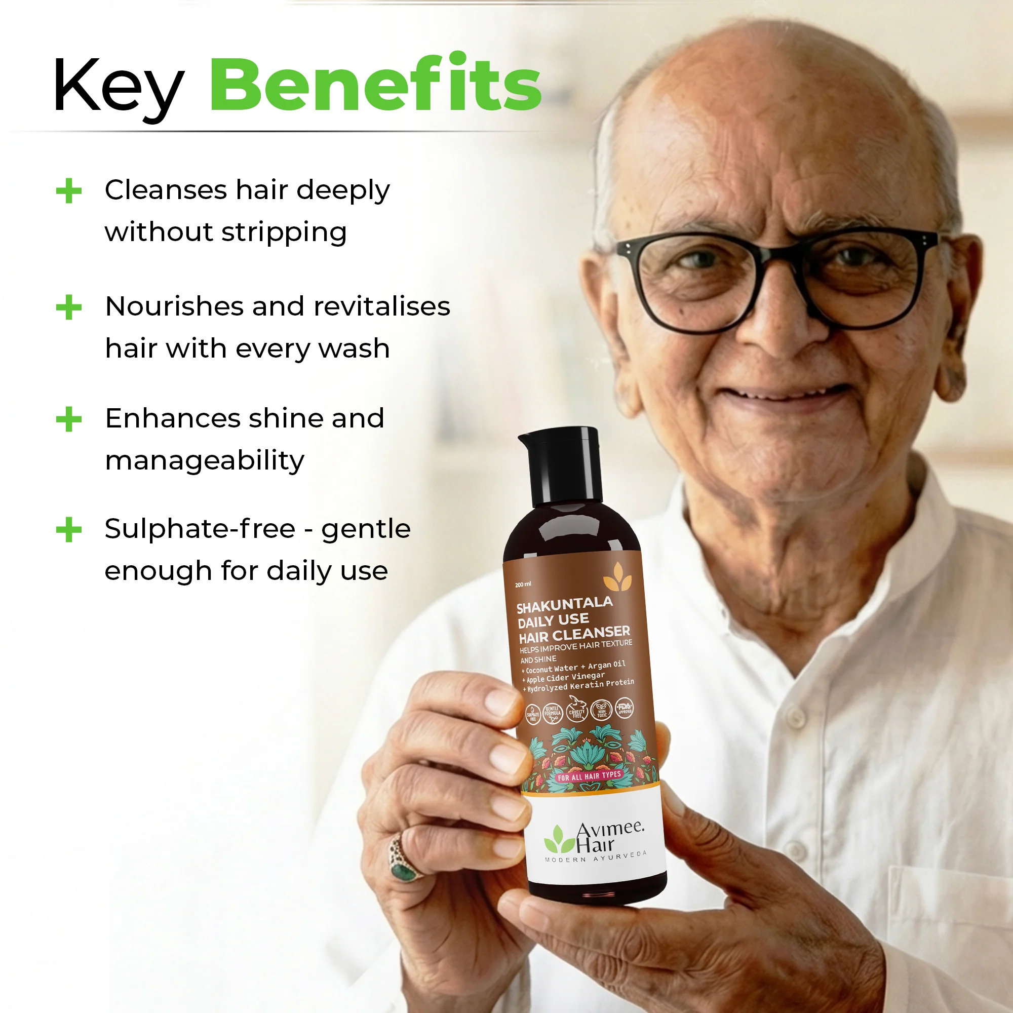 Shakuntala Daily Use Hair Cleanser (Shampoo) - Image 5